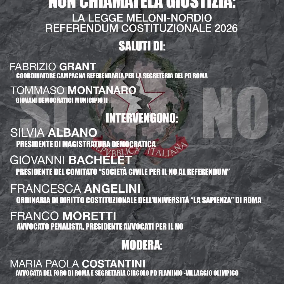 Non chiamatela giustizia la legge Meloni-Nordio Referendum costituzionale 2026