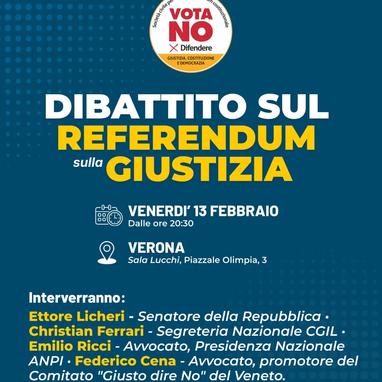Dibattito sul referendum sulla giustizia