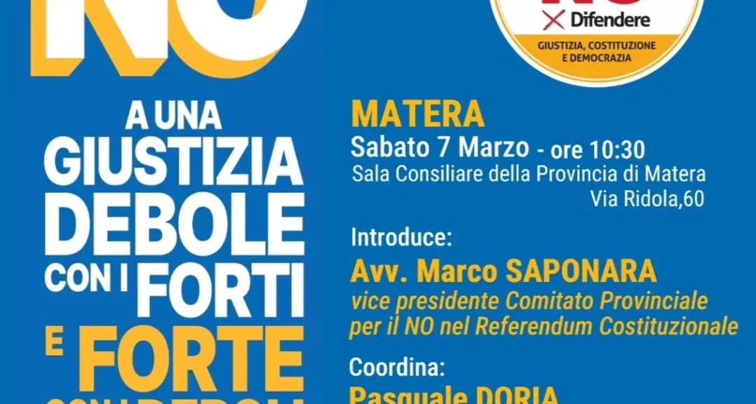 No a una giustizia debole con i forti e forte con i deboli