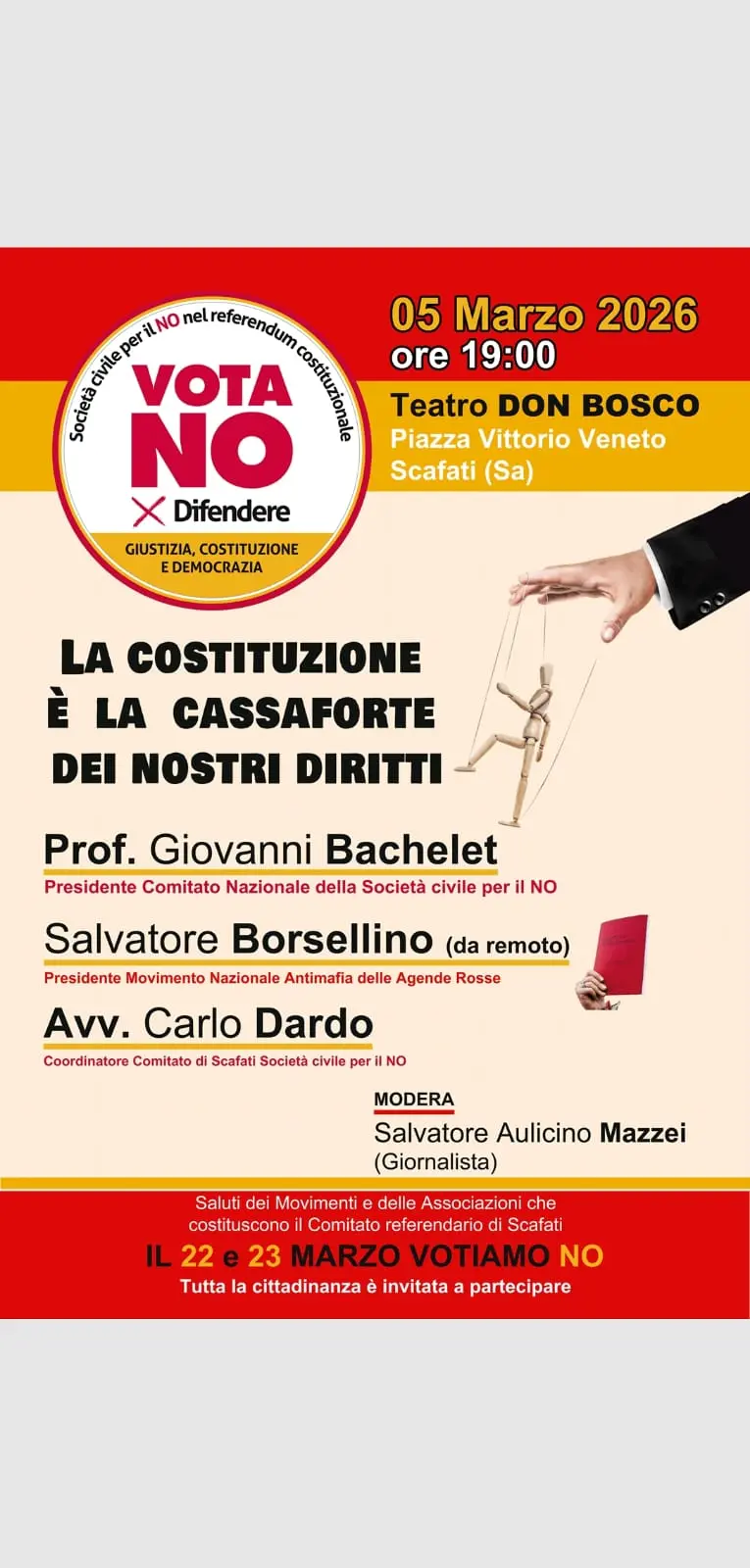 La Costituzione è la cassaforte dei nostri diritti