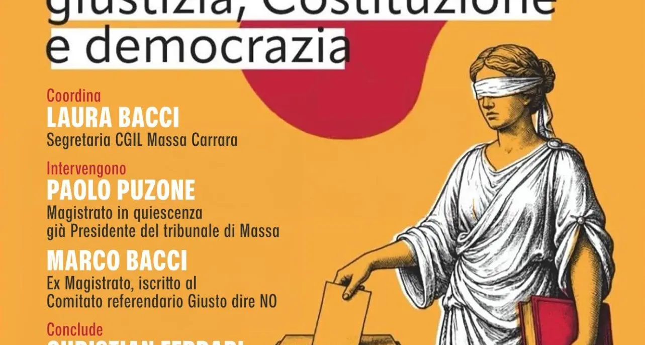 Un no per difendere giustizia, Costituzione, democrazia