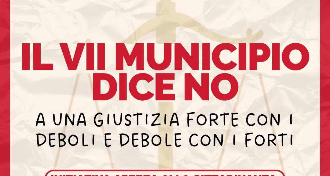 Il VII Municipio dice No