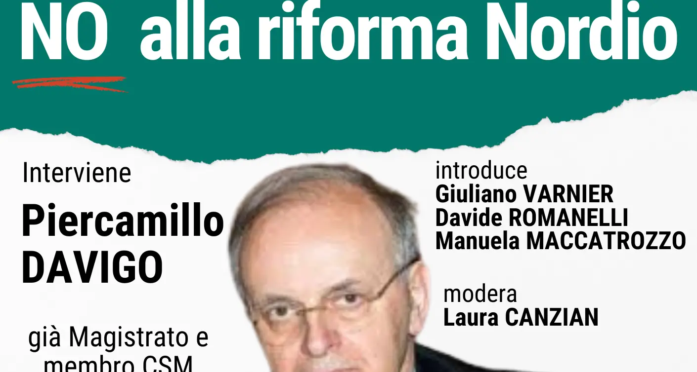 Verso il referendum. No alla riforma Nordio