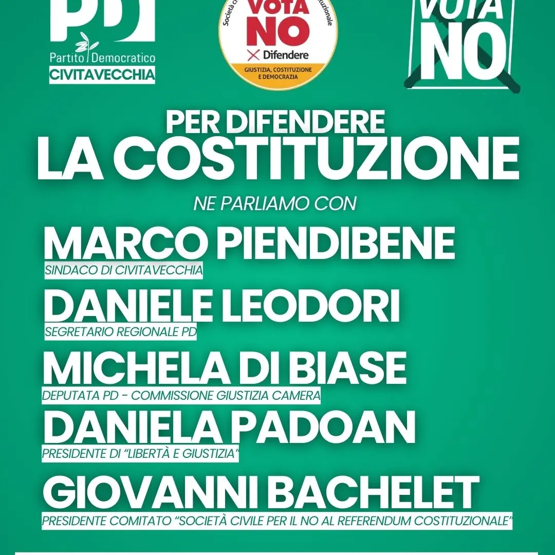 No per difendere la Costituzione