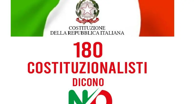 180 costituzionalisti dicono No al Referendum